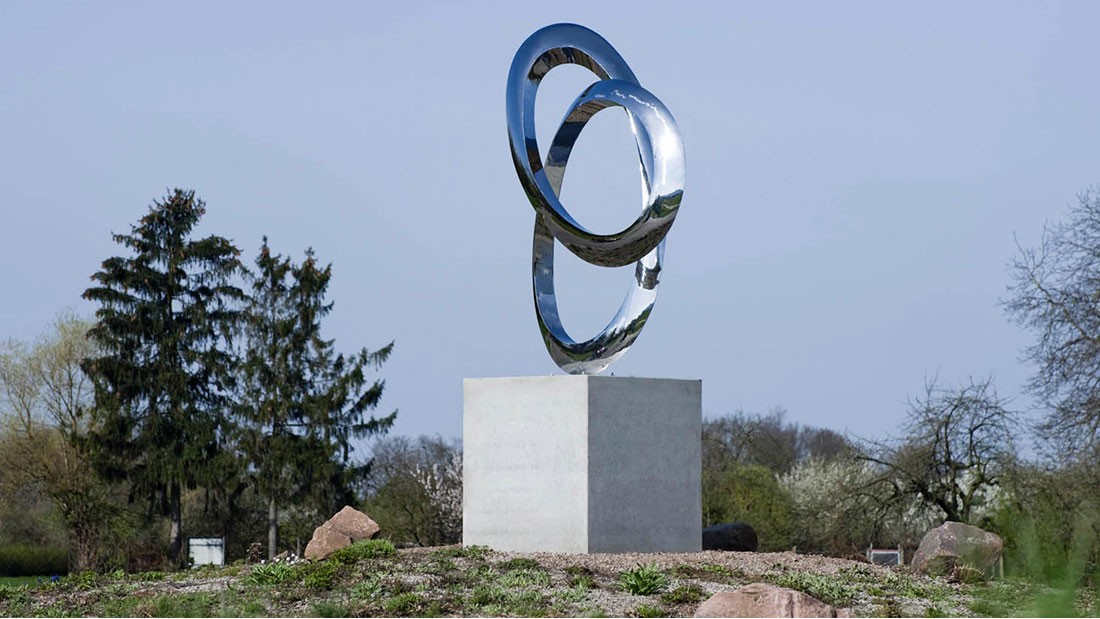 ProMinent financia escultura para a rotunda Wieblingen